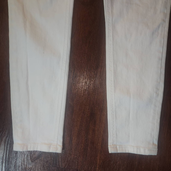 Topshop Moto Jamie Rock & Roll Skinny Jeans High Rise White, Size W32, L30 - Picture 7 of 11